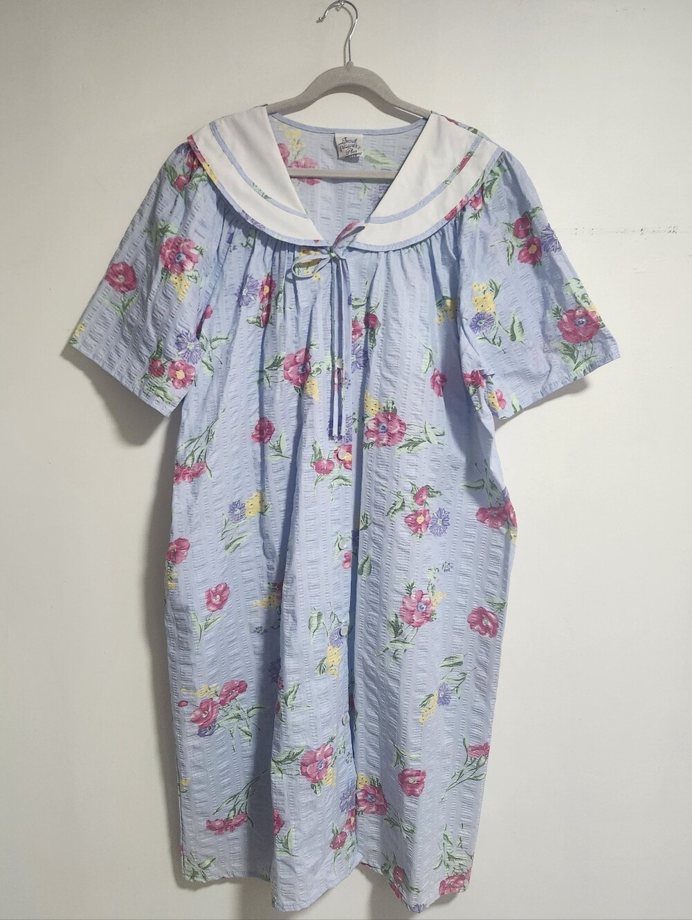 Secret Treasures Light Blue Floral House Dress